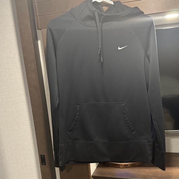 Nike Jackets & Blazers - Nike Black Pullover with White Swoosh